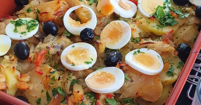 Bacalhau à Gomes de Sá : l'authentique recette portugaise, gratin de morue et pommes de terre